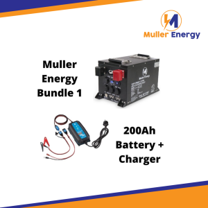 Muller Energy Bundle 1: 200Ah LiFePO4 Lithium Battery + Victron Charger in Australia