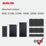 Sunman Solar Panel 90W 310W 375W 140W 285W 430W