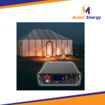 Muller Energy 48V 100Ah LiFePO4 Battery, Nominal Voltage 51.2V