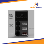 Remote connection panel with screen