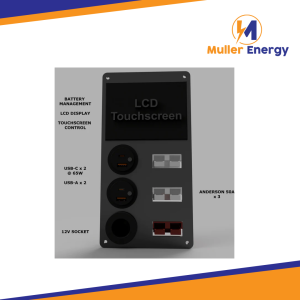 Remote connection panel with screen