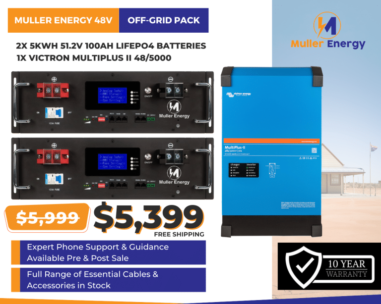 Image of 48V Starter Kit 10 Year Warranty at Muller Energy Australia