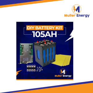 4x EVE LiFePO4 105Ah and JBD 150A BMS DIY kit by Muller Energy