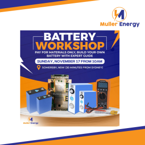 DIY Battery Workshop at Australia