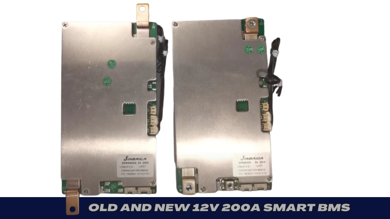 Image of the old and new JBD Smart BMS by Muller Energy, Australia Most trusted online battery store.