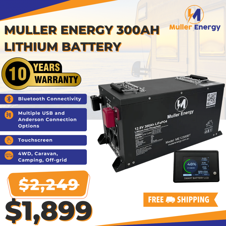 Image of Muller Energy 300Ah Lithium Battery at Muller Energy Australia