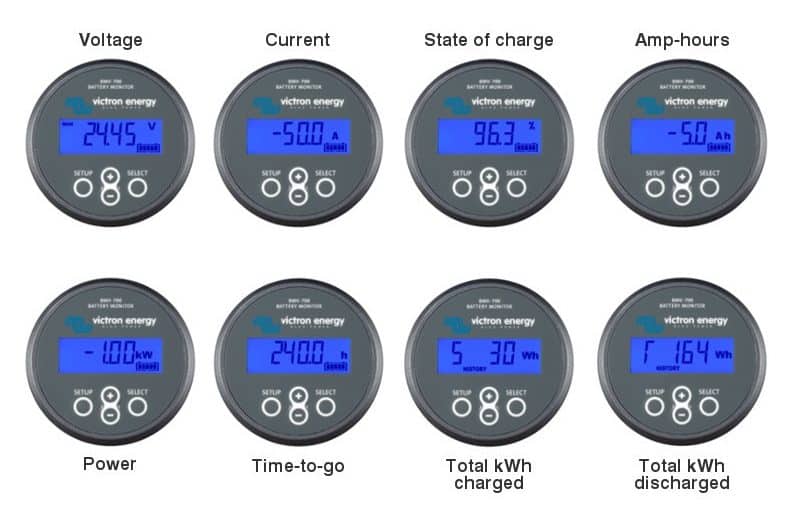 Different image of battery monitor 712 smart shunt