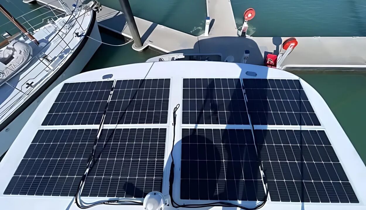 Marine Solar Panel Kits with Integrated Lithium Batteries in Australia